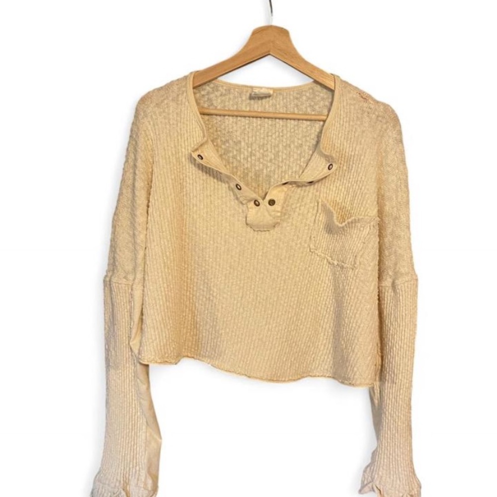 By Together Cropped Long Sleeve in Cream